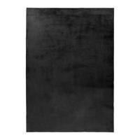 KOSMATINEC Loft  80/150 cm  tkano  temno siva  - temno siva, Basics, tekstil (80/150cm)