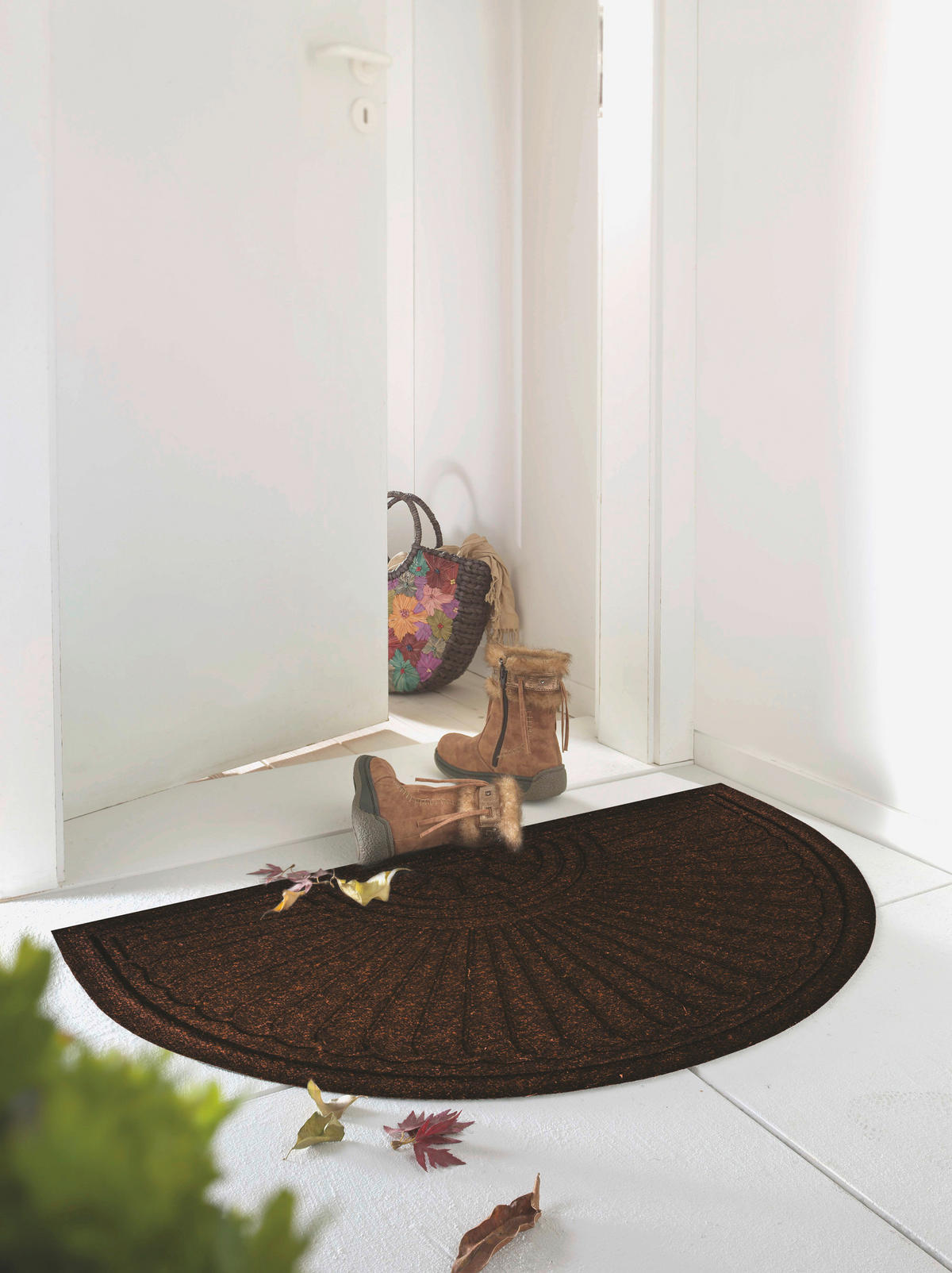 COVORAȘ DE INTRARE 55/85 cm  - maro închis, Konventionell, plastic/textil (55/85cm) - wash+dry