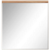 WANDSPIEGEL 80/85/2 cm    in rechteckig  - Eichefarben, Natur, Glas/Holzwerkstoff (80/85/2cm) - Linea Natura