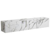 NIZKA OMARICA bela  - bela, Design, leseni material (160/30/30cm) - MID.YOU