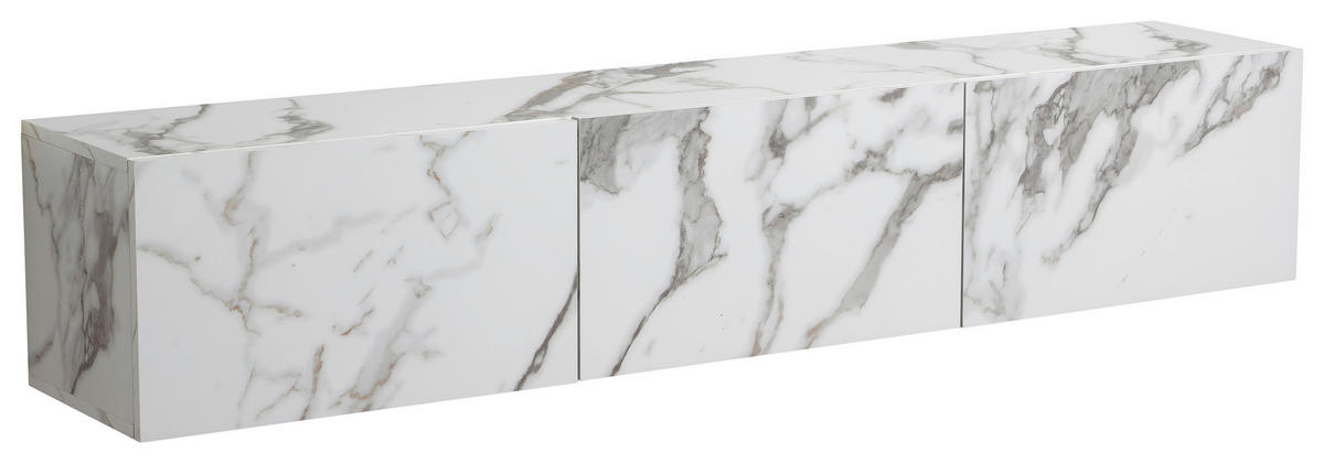NIZKA OMARICA bela  - bela, Design, leseni material (160/30/30cm) - MID.YOU