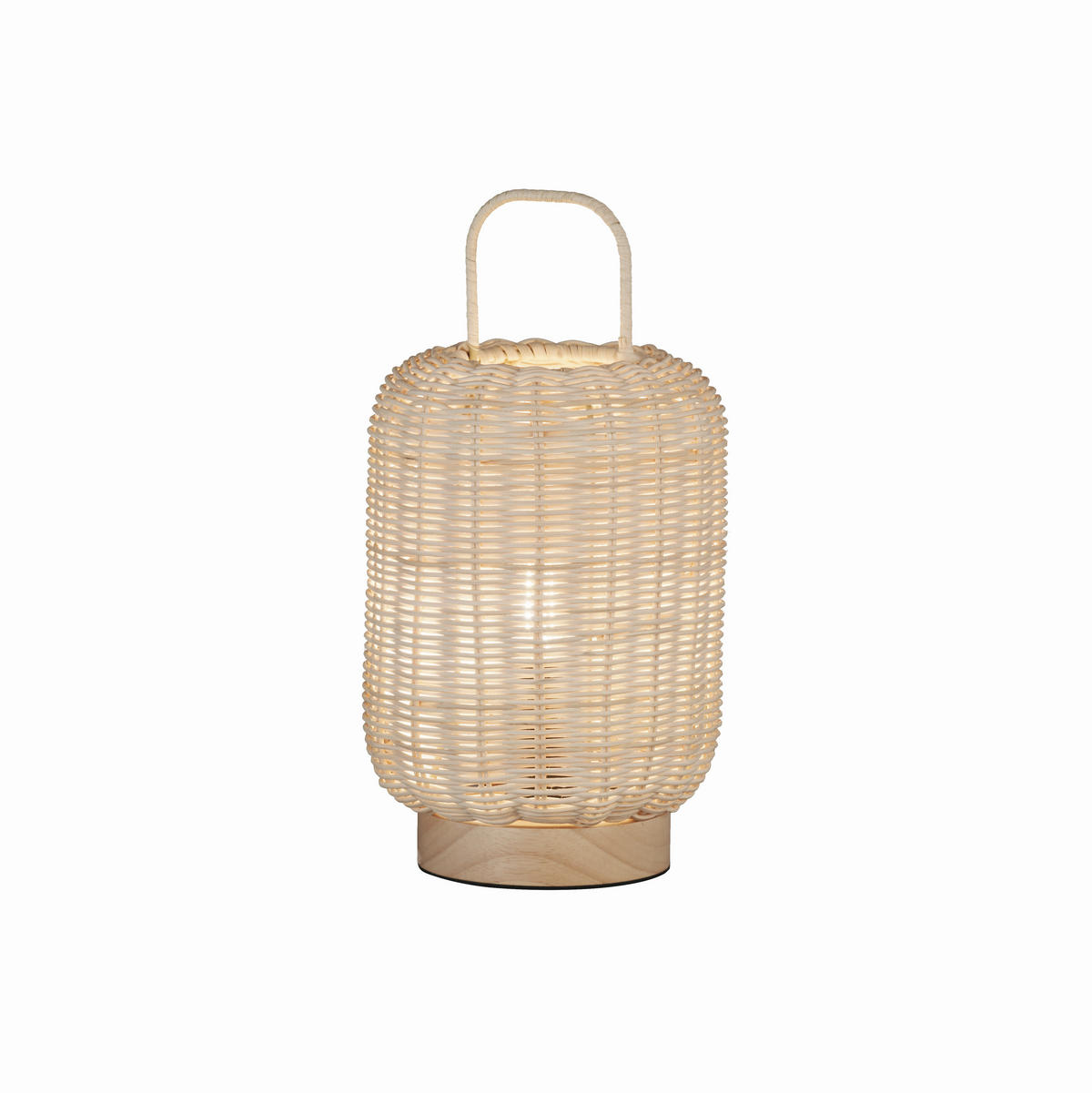 TISCHLEUCHTE Nature 16/28.5 cm   - Beige, Natur, Naturmaterialien/Holz (16/28.5cm) - Fischer & Honsel