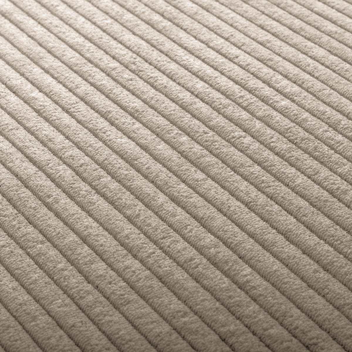 ECKSOFA RENO Hellgrau Cord Relaxfunktion, Kopfteilverstellung  - Hellgrau/Schwarz, Design, Kunststoff/Textil (248/184cm) - Livetastic