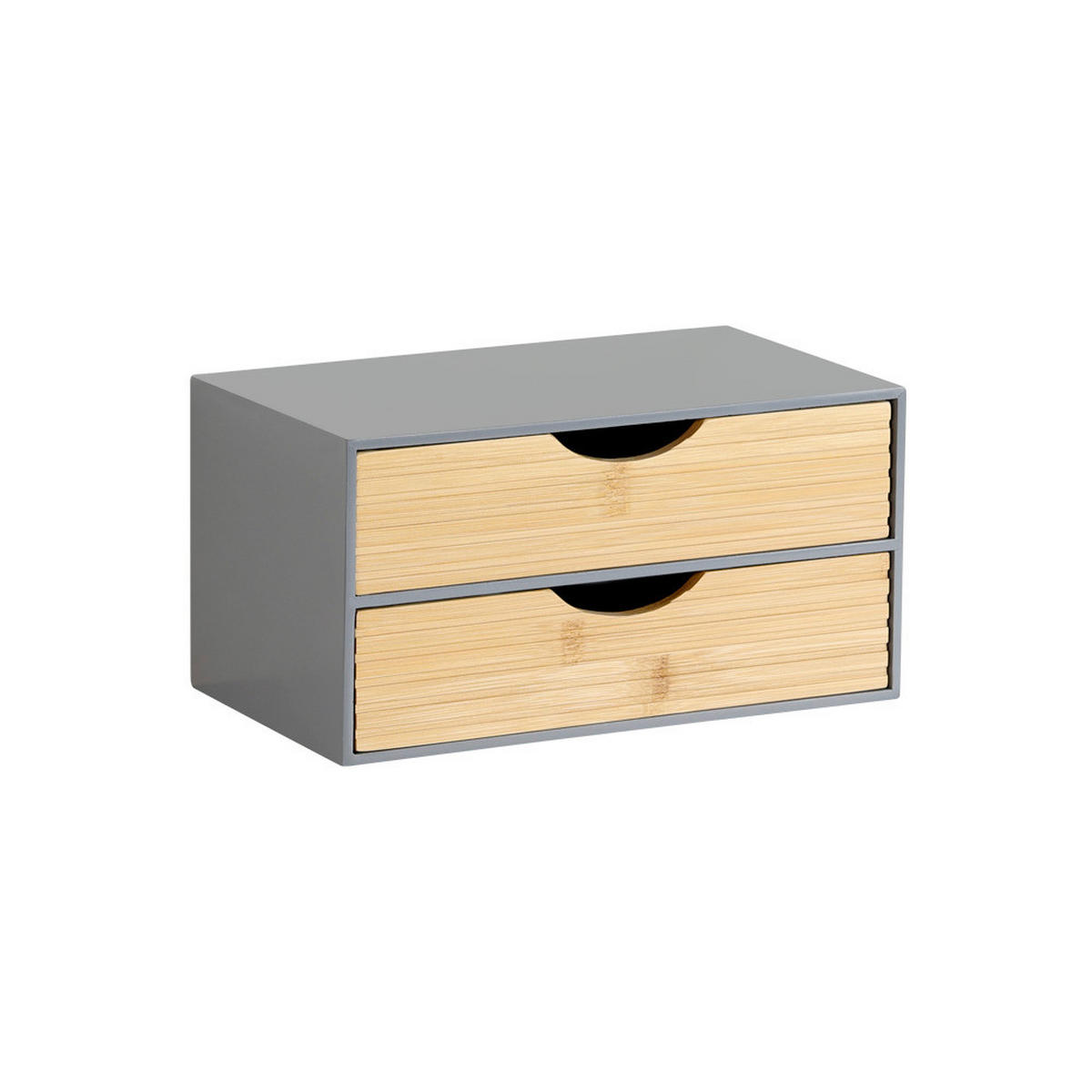 TISCHORGANIZER  - Naturfarben/Grau, Basics, Naturmaterialien/Holzwerkstoff (27/16/14cm) - Kesper