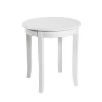 MASĂ AUXILIARĂ in lemn, material pe bază de lemn 48/48/51 cm  - alb, Trend, lemn/material pe bază de lemn (48/48/51cm) - Landscape