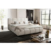 POLSTERBETT Lattenrost, Bettkasten Beige 180/200 cm  - Beige/Schwarz, MODERN, Holz/Holzwerkstoff (180/200cm) - MID.YOU