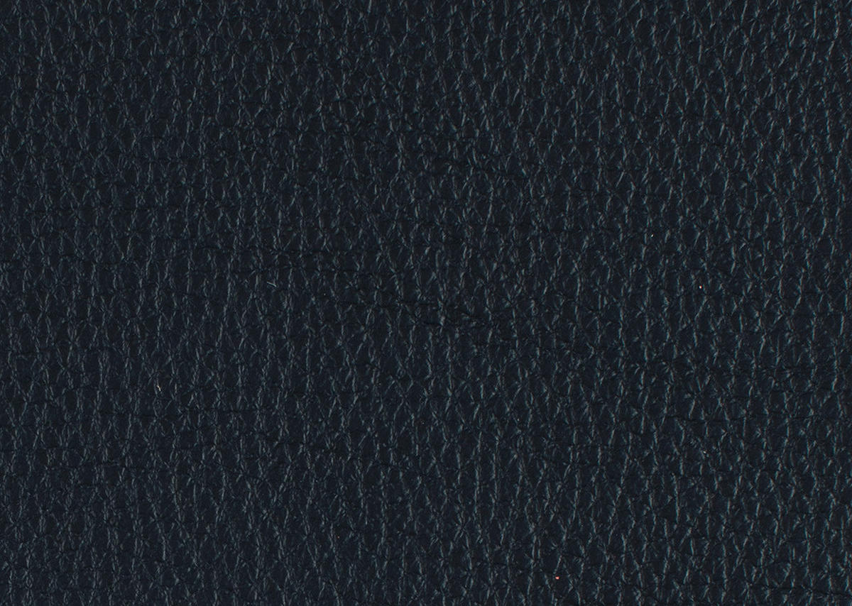 SESSEL in Echtleder Dunkelblau  - Schwarz/Dunkelblau, Design, Leder/Metall (91/67/96cm) - Johann Jakob