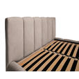 POLSTERBETT Lattenrost, Bettkasten Beige 160/200 cm  - Beige/Schwarz, KONVENTIONELL, Holz/Kunststoff (160/200cm) - Carryhome