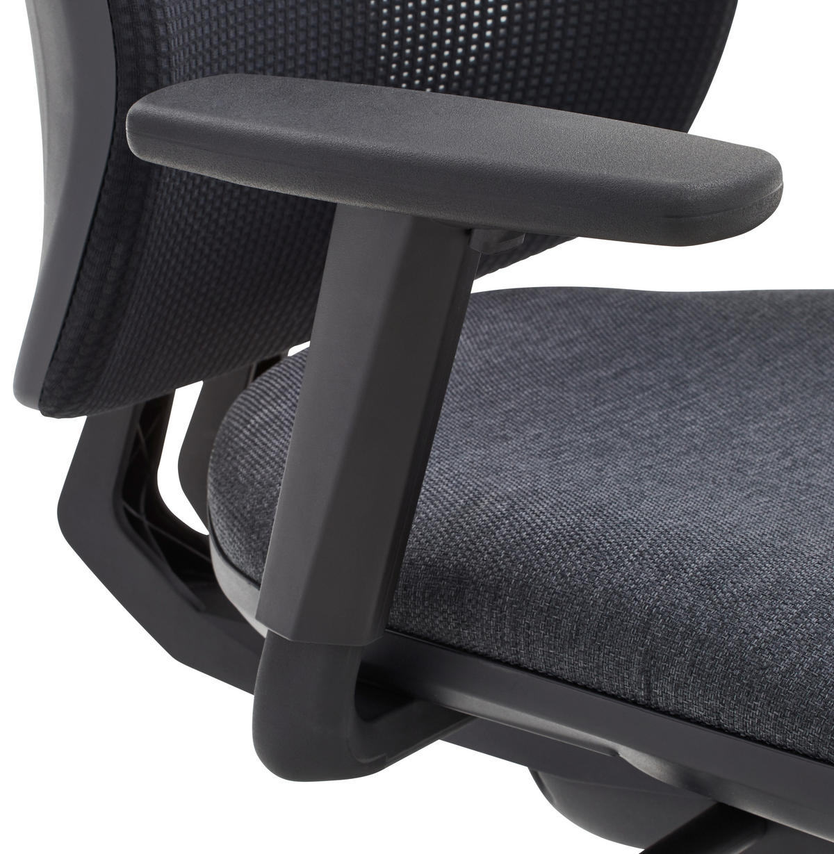 OTOČNÁ ŽIDLE, síťovina, antracitová, černá - černá/antracitová, Design, textil/plast (48/108-122/48cm) - Dieter Knoll