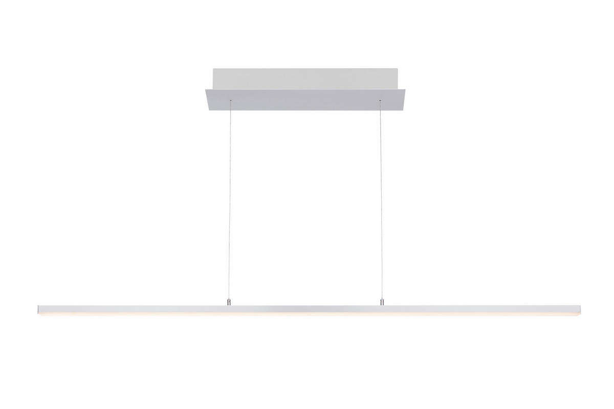 ZÁVĚSNÉ LED SVÍTIDLO, 115/13/200 cm  - barvy hliníku, Basics, kov/plast (115/13/200cm) - Novel