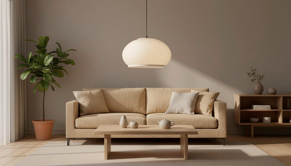 HÄNGELEUCHTE 45/150 cm    - Weiss, Trend, Kunststoff/Textil (45/150cm) - Collett's Monde