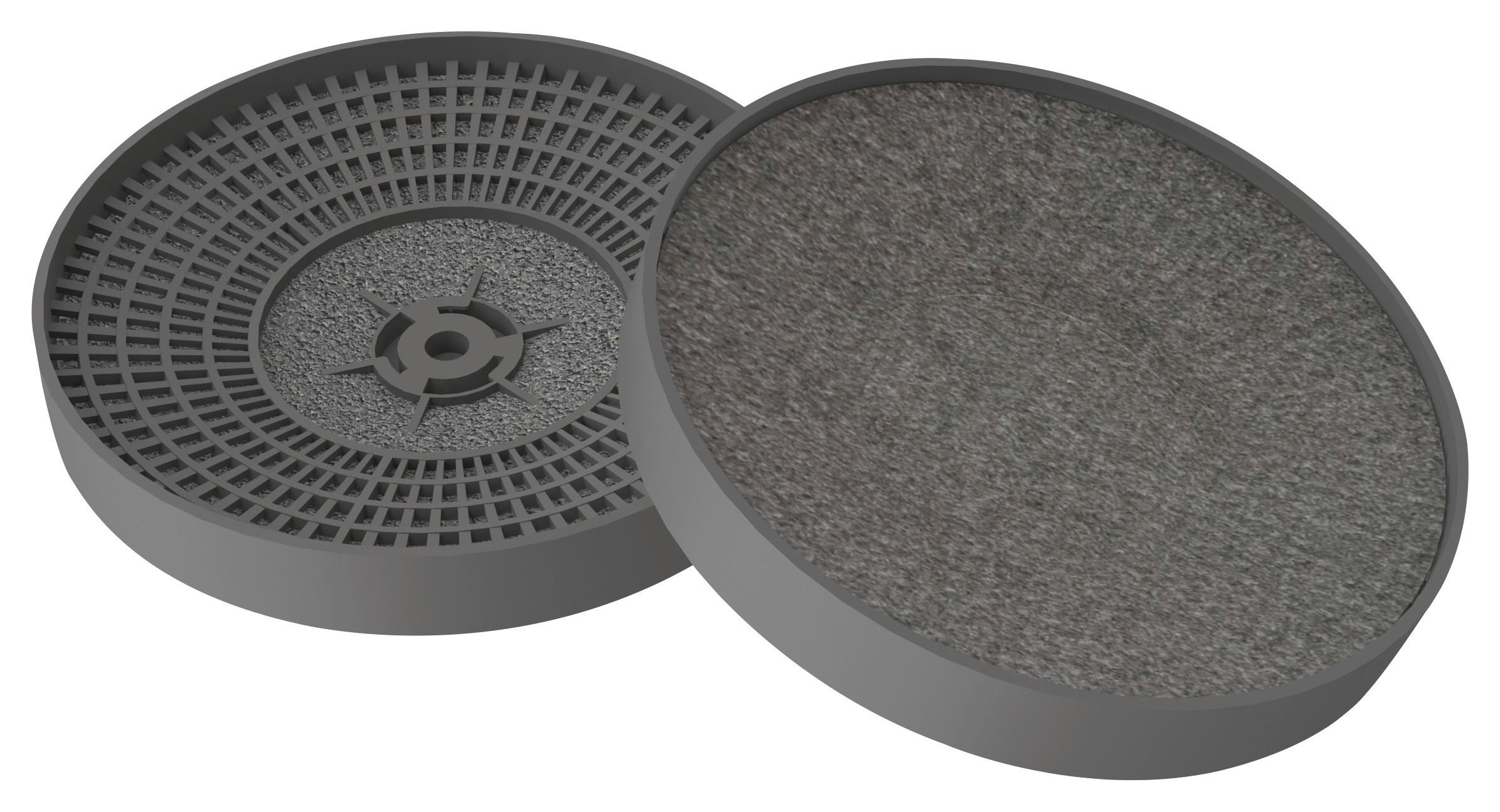 KOHLEFILTER AX007  - Schwarz, Basics - Hisense