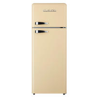KÜHL-GEFRIER-KOMBINATION GK212.4RT SC  - Creme, Basics, Kunststoff/Metall (54,50/145,60/62,60cm) - Wolkenstein