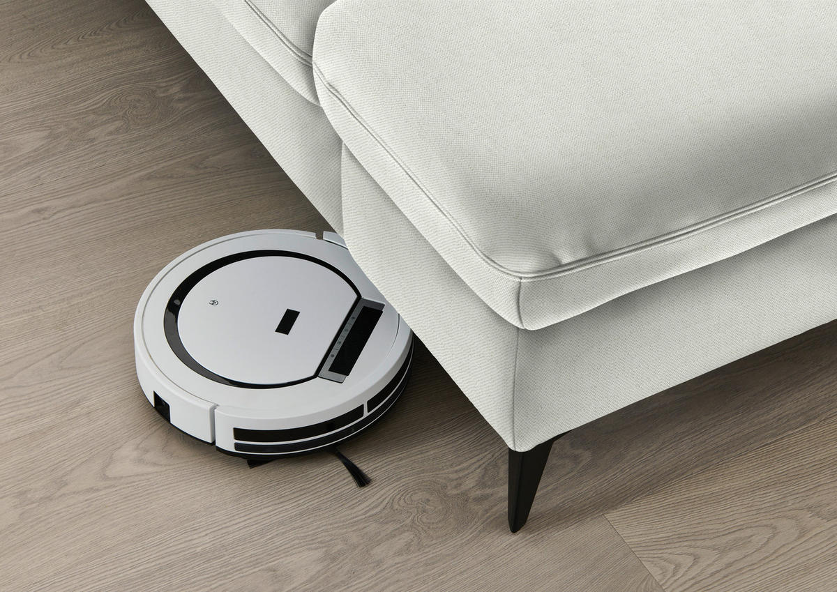 ECKSOFA  in Chenille Naturfarben  198/288 cm  - Schwarz/Naturfarben, Design, Textil/Metall (198/288cm) - Beldomo Style