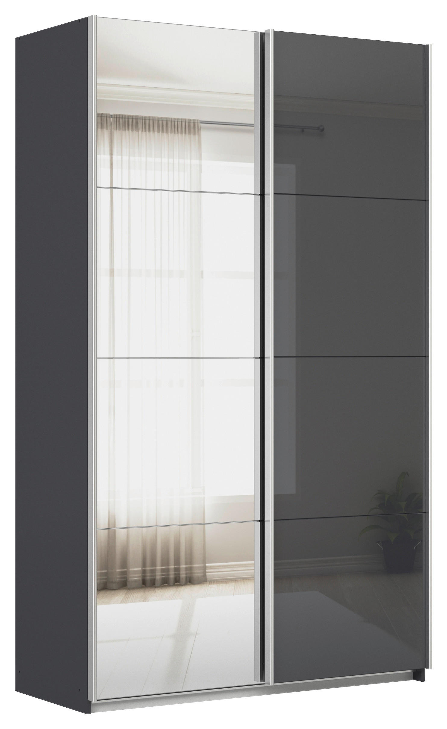 Schwebetürenschrank Mit Spiegel B: 136cm Feldkirch