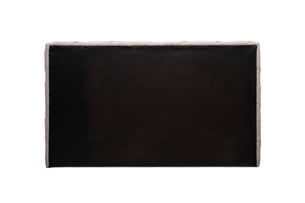 KONTINENTALSÄNG 180/200 cm,  in mocca, bäddmadrass, H2 = medelfast  - svart/mocca, Design, trämaterial/trä (180/200cm) - Visionight