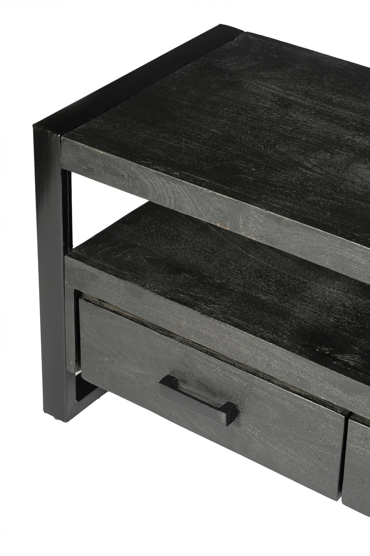 TV-ELEMENT Norris  150/50/45 cm  - Schwarz, Basics, Holz/Metall (150/50/45cm) - Livetastic