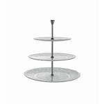 ETAGERE 3-stöckig - Transparent, Basics, Glas - Ambia Home