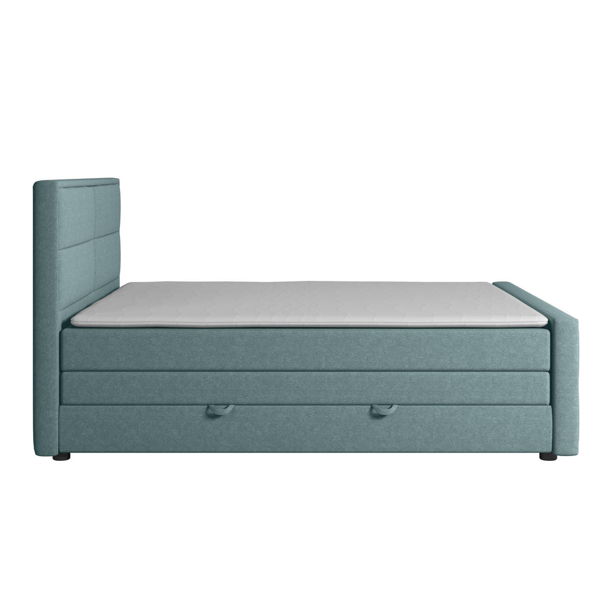 BOXSPRINGBETT 180/200 cm  in Blau  - Blau, Modern, Holz/Kunststoff (180/200cm) - MID.YOU