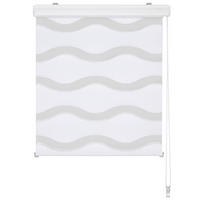 DOPPELROLLO  halbtransparent   80/210 cm   - Weiß, Basics, Kunststoff (80/210cm) - Homeware