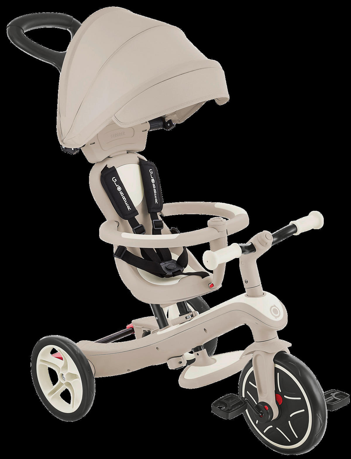 DREIRAD EXPLORER TRIKE 4in1 ECO  - Perlmutt, Basics, Kunststoff (95/47/97,5cm) - GLOBBER
