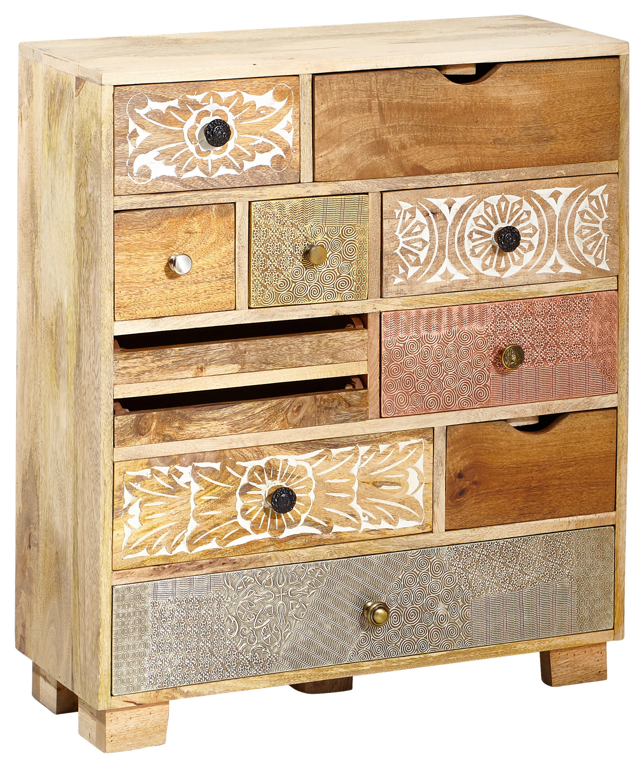 KOMMODE  in 75/85/30 cm  - Multicolor/Schwarz, LIFESTYLE, Holz/Metall (75/85/30cm) - Landscape