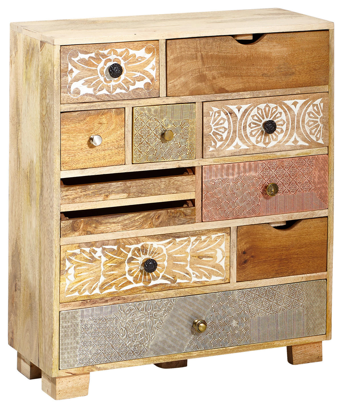 KOMMODE  in 75/85/30 cm  - Multicolor/Schwarz, LIFESTYLE, Holz/Metall (75/85/30cm) - Landscape