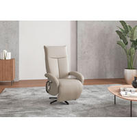 SESSEL in Flachgewebe Taupe  - Taupe/Schwarz, KONVENTIONELL, Textil/Metall (74/112/82cm) - Sit & More
