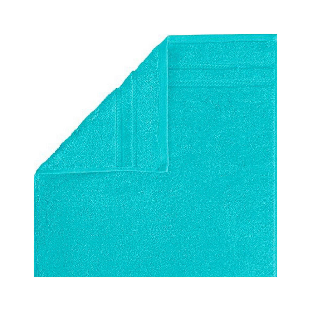 DUSCHTUCH 70/140 cm Micro Touch  - Türkis, Basics, Textil (70/140cm)