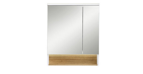 SPIEGELSCHRANK 60/71,6/21,4 cm  - Weiß, KONVENTIONELL, Glas/Holzwerkstoff (60/71,6/21,4cm) - Xora