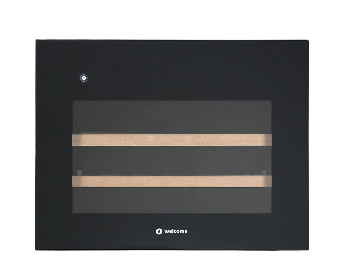 SIDEBOARD Mosel Weinschrank 125/120/58 cm  - Schwarz, KONVENTIONELL, Holzwerkstoff/Metall (125/120/58cm) - Carryhome