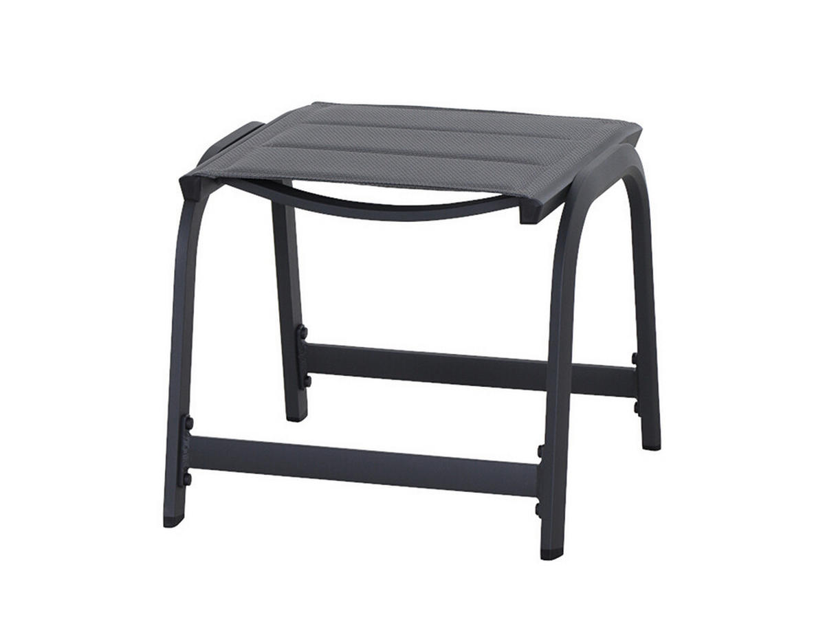 GARTENHOCKER in  - Anthrazit, KONVENTIONELL, Kunststoff/Metall (51/44/52cm) - Siena Garden