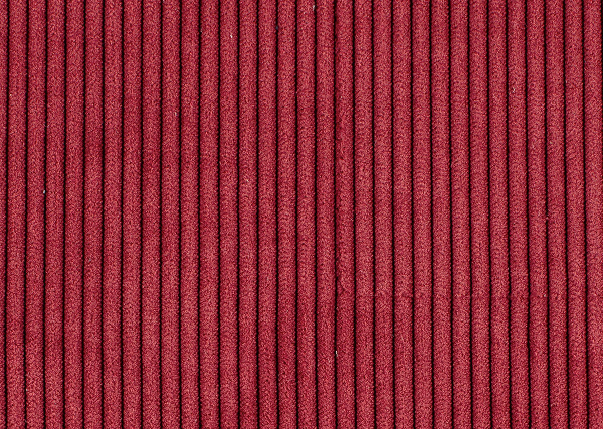 SCHLAFSOFA Flexa in Feincord Rot  - Chromfarben/Rot, Design, Textil/Metall (140/90/95cm) - Bali