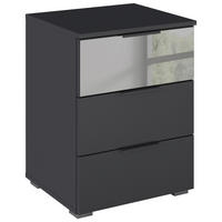 NACHTTISCH 47/62/42 cm  Grau  - Grau, Modern, Glas/Holzwerkstoff (47/62/42cm) - Rauch Möbel