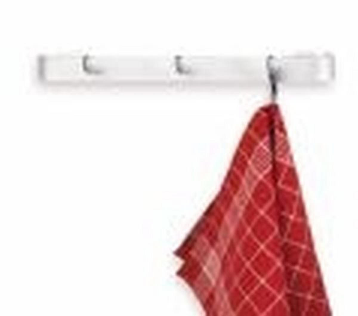 ZIDNI ČIVILUK  boja aluminijuma  metal  - boja aluminijuma, Konvencionalno, metal (32/3/7cm) - Carryhome