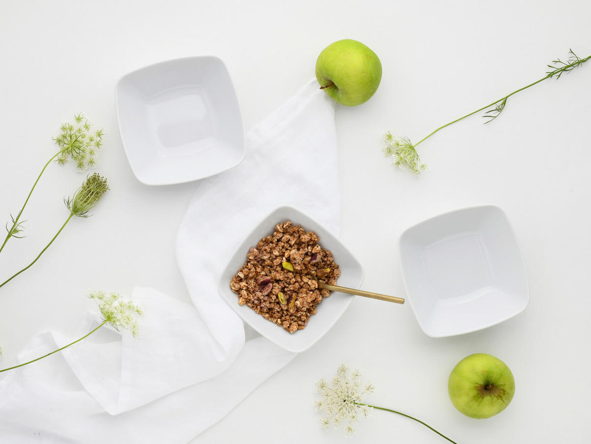 MÜSLISCHALENSET Victoria weiss 6-teilig  - Weiß, Basics, Keramik - Creatable