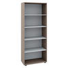 MEHRZWECKSCHRANK 70/178/37 cm  - Schwarz/Sonoma Eiche, Design, Holzwerkstoff/Kunststoff (70/178/37cm) - MID.YOU
