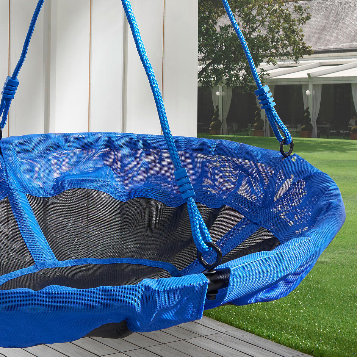 NESTSCHAUKEL  - Blau, Basics, Kunststoff (90cm)