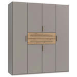 KLEIDERSCHRANK 180/208/65 cm,  in Sahara, Eiche Artisan, 6-türig  - Eiche Artisan/Sahara, MODERN, Holzwerkstoff (180/208/65cm) - Carryhome