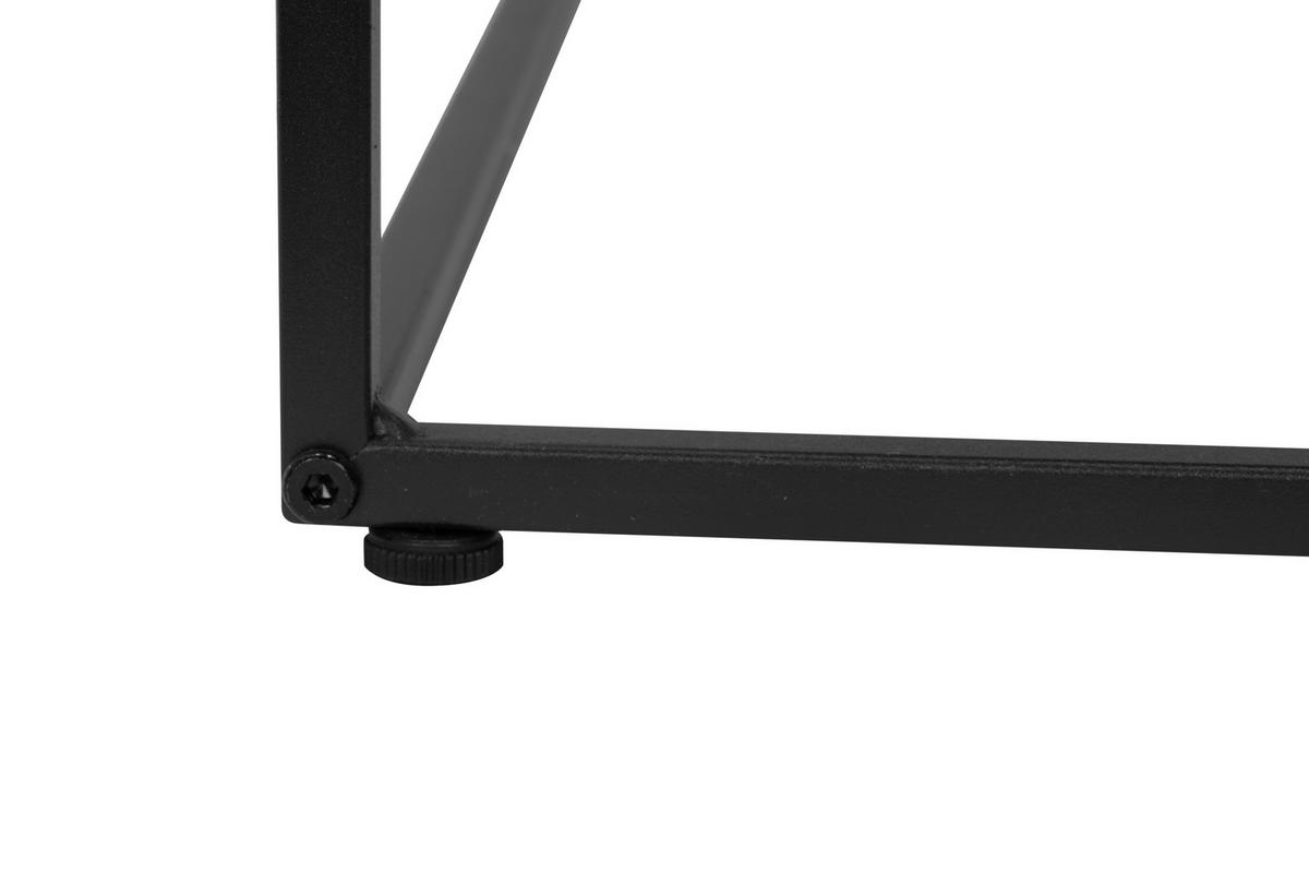 KONSOLENTISCH in Metall   - Schwarz, Modern, Metall (100/79/29cm) - PBJ