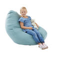 SITZSACK Webstoff 220 L  - Mintgrün, KONVENTIONELL, Textil (65/95/75cm) - Xora