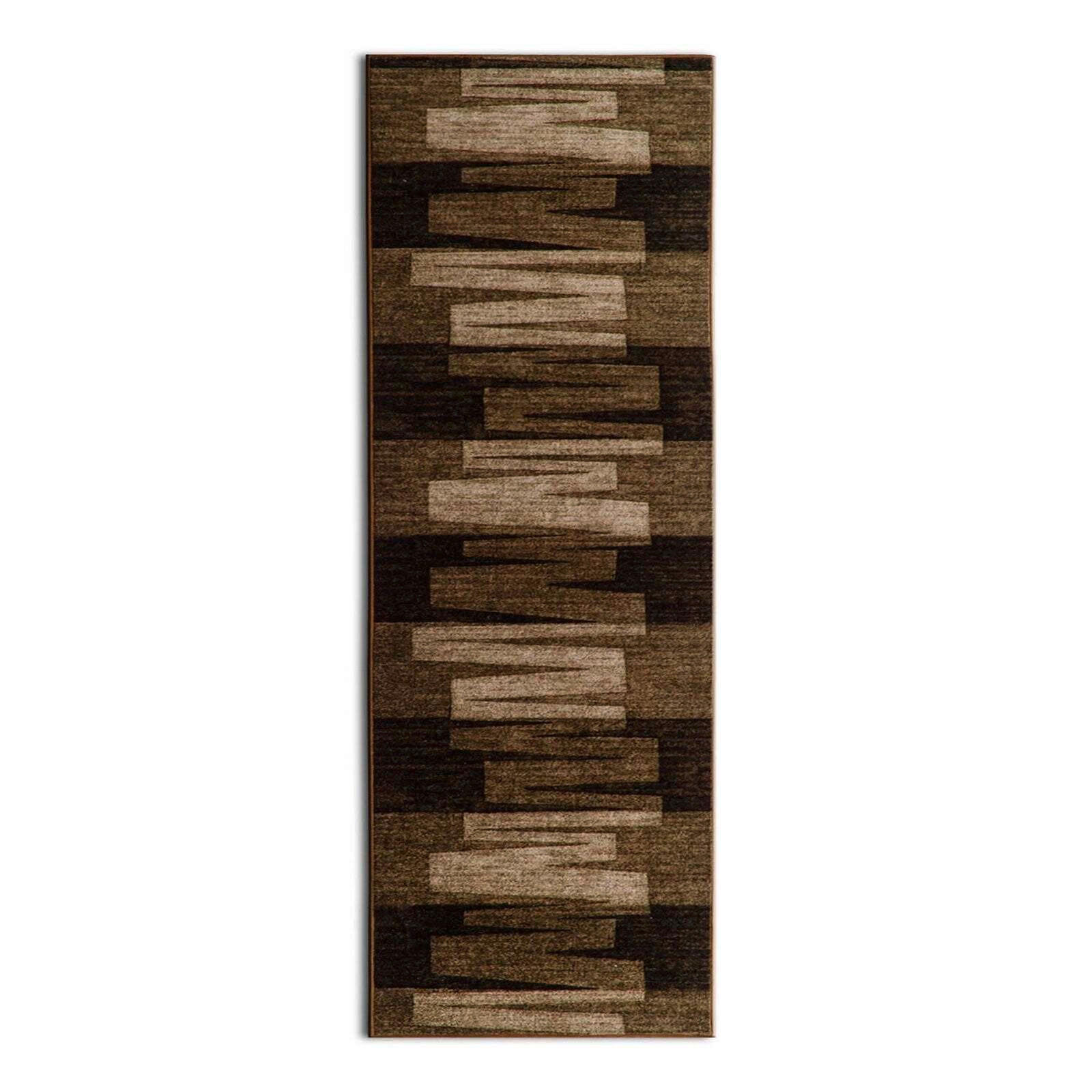 LÄUFER 80/400 cm Via Veneto  - Braun, Design, Kunststoff/Textil (80/400cm) - Novel