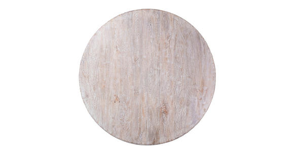 ESSTISCH 140/140/77 cm Mangoholz massiv Holz Weiß rund  - Weiß, ROMANTIK / LANDHAUS, Holz (140/140/77cm) - Landscape