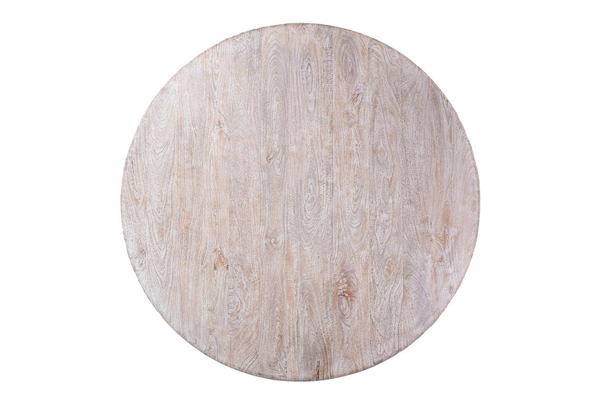 ESSTISCH in Holz 140/140/77 cm  - Weiß, ROMANTIK / LANDHAUS, Holz (140/140/77cm) - Landscape