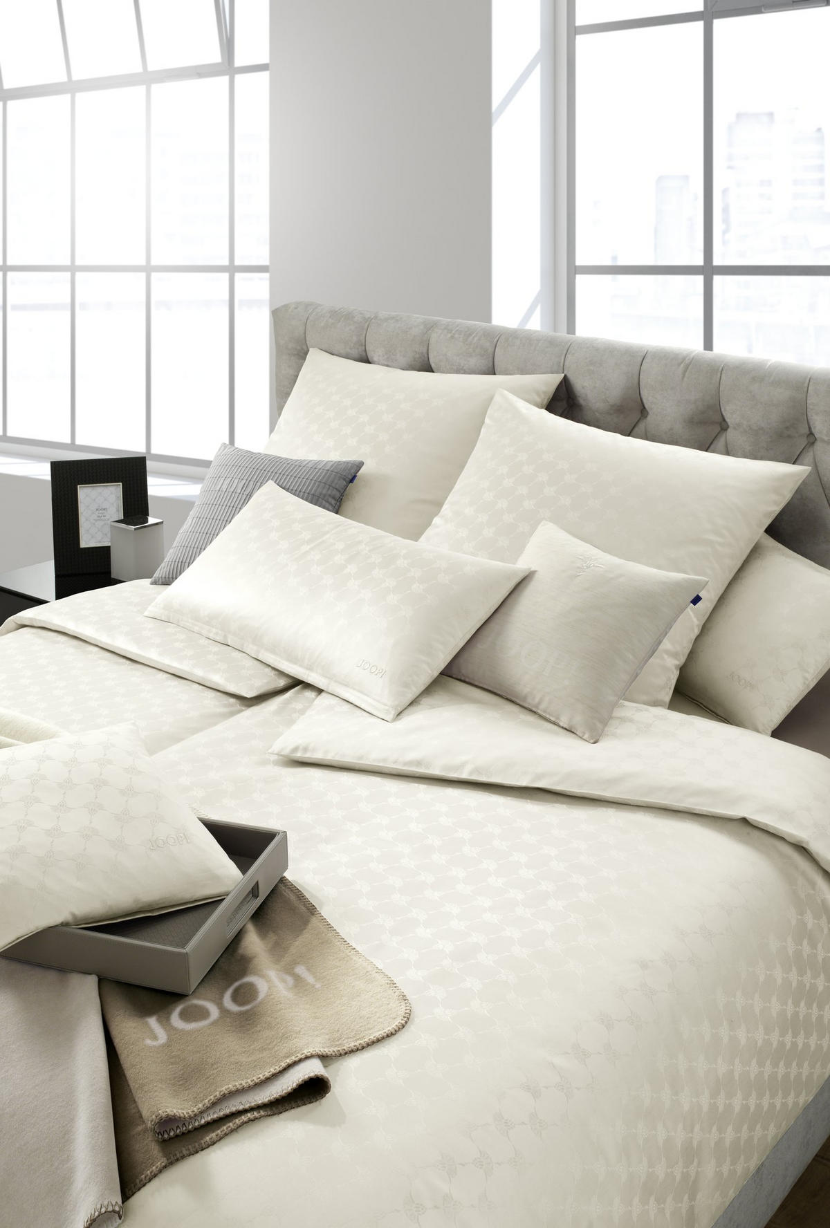 BETTWÄSCHE Satin 135/200 cm  - Weiß, Basics, Textil (135/200cm) - Joop!