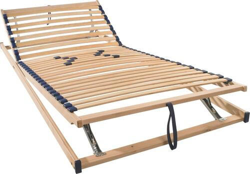 LATTENROST 90/190 cm Kopfteil, Fußteil, Mittelzone verstellbar, Birke  - Birkefarben, Basics, Holz/Kunststoff (90/190cm) - Sleeptex