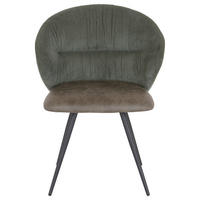 SCAUN in metal, textil verde închis  - verde închis/negru, Modern, metal/textil (57/80,5/62cm) - MID.YOU