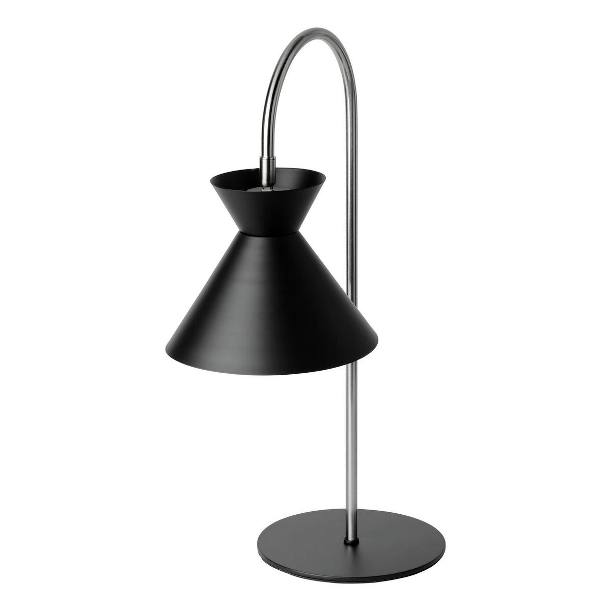 TISCHLEUCHTE 20/38/56 cm   - Schwarz, Basics, Metall (20/38/56cm) - Osram