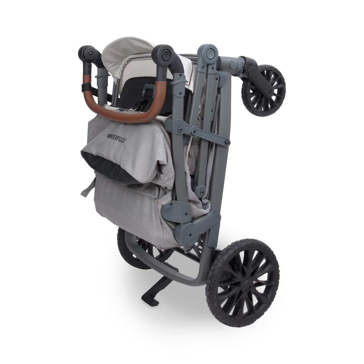 BOLLERWAGEN L4 Series 4 Seater Wagon Grau 75/135/120 cm  - Grau, Basics, Metall (75/135/120cm) - WONDERFOLD