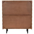 HIGHBOARD  109/120/42 cm  - Sheeshamfarben/Schwarz, Trend, Holz/Metall (109/120/42cm) - Ambia Home